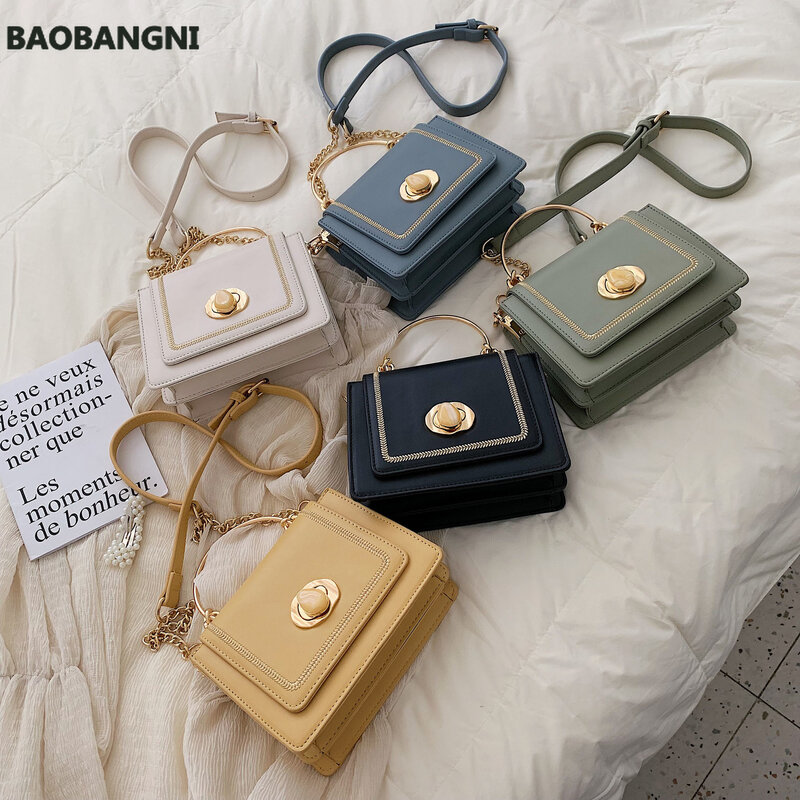 Mini sacs à bandoulière en cuir couleur unie pour femmes, sac d'été Simple à bandoulière, pochettes de voyage et de téléphone