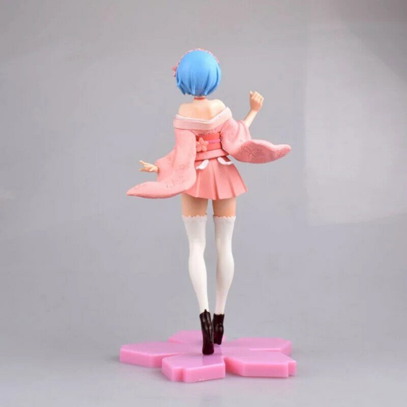 Re Zero – figurine Sakura Rem en PVC pour fille, 23CM, jouet d'action, Kawaii, décoration de bureau/voiture, cadeau d'ornements
