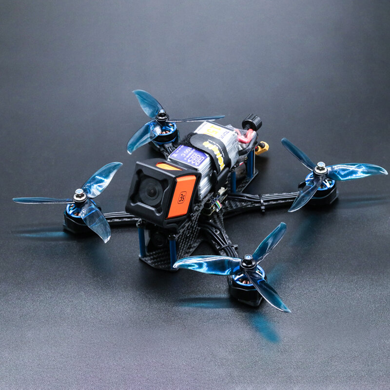 TCMMRC kit Drone da corsa FPV fai-da-te con telecomando fpv occhiali giocattoli radiocomandati da 5 pollici FPV Racing Drone kit RC Quadcopter