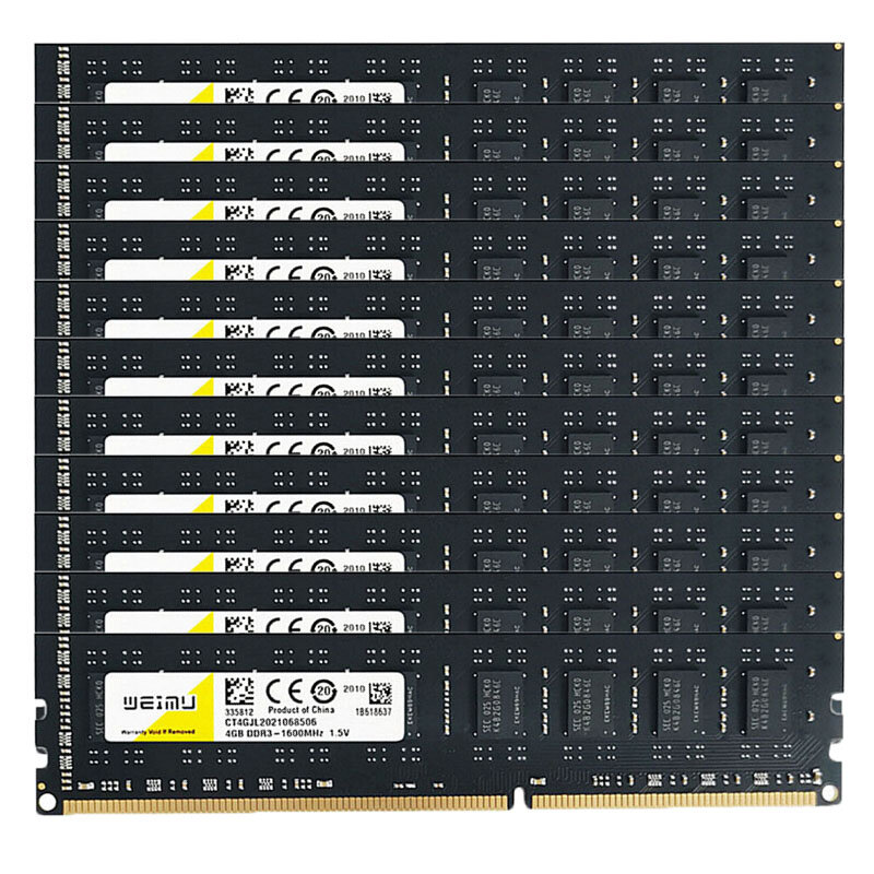 4GBx10 8GBx10 DDR3 1066MHz 1333MHz 1600MHz PC3 1.5V 240 pins Desktop Memories Compatible all motherboards Ddr3 Memory Udimm Ram
