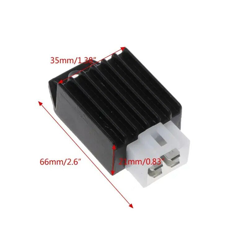 12V 4Pin Motorcycle Voltage Regulator Half-Wave Rectification For Buggie GY6 50cc 125cc 150cc Moped Scooter