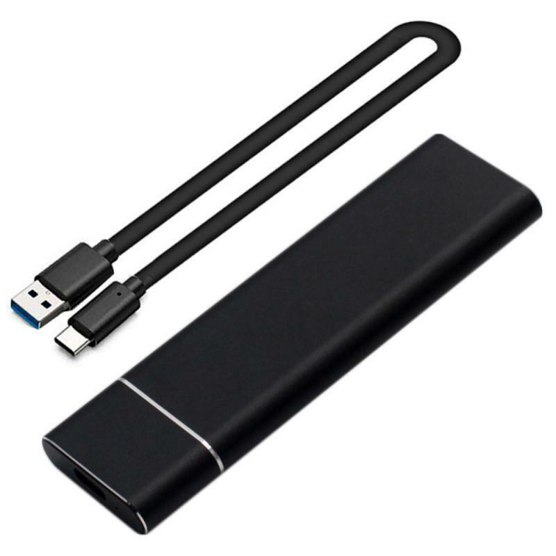 USB3.1 Type-c À M.2 Touche M NVMe Boîtier 10gbps Deuxième Transmission Disque Dur Boîtier De Protocole