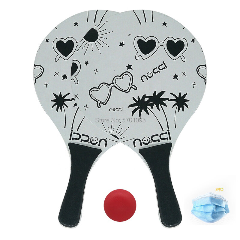 Wholesale Cheap Outdoor Sports Beach Paddle With Ball Sets Poplar Rackets