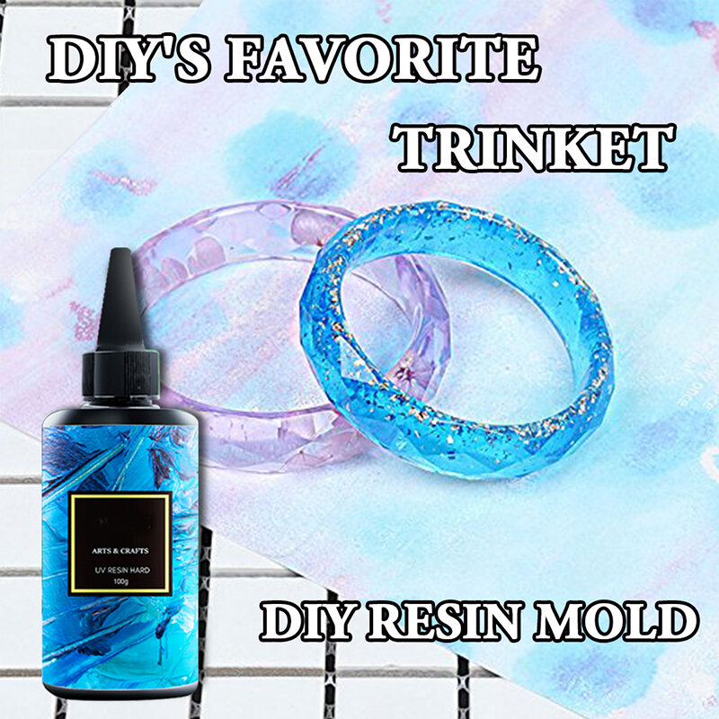 Uv Resin Hard 200gm Acrylic Ultraviolet Clear Transparent For Craft Jewelry Mold Resin Craft Jewelry Mold Glue Adhesives Glue
