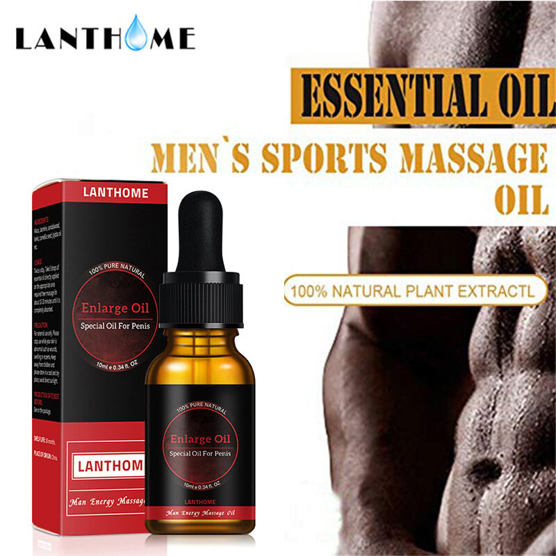 Men's Massage Essential Oil 10ml Men's Private Parts Care Essential Oil Appealing Adult ProductsMen Health Care Enlarge Massage