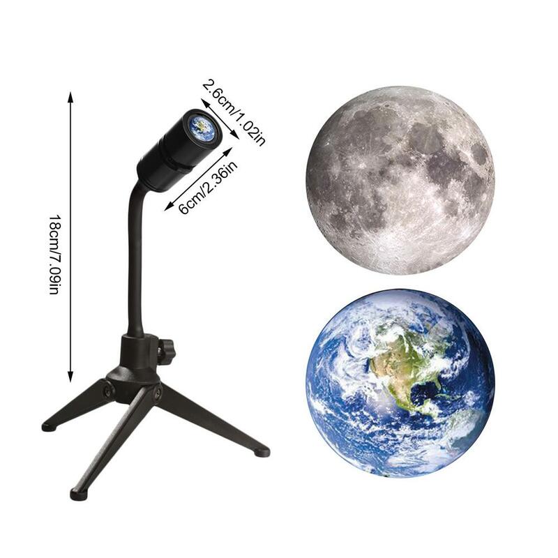 Sky Projector Night Light Planet Magic Moon Earth Projection LED Lamp 360 Rotatable USB 5V 3W Kids Bedroom Wall Decor Lighting