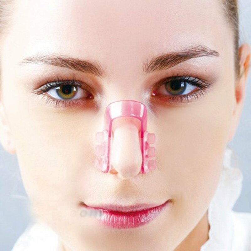 Clip para levantar la forma de la nariz caliente, cortapelos sin dolor, puente nasal, alisado, belleza, Corrector Facial
