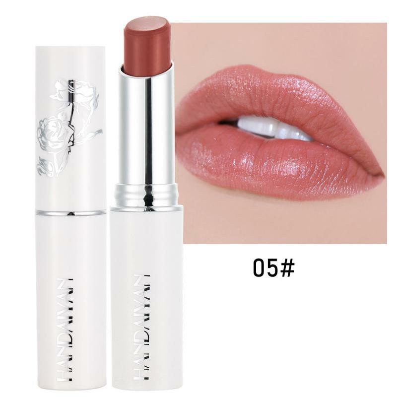 8 Warna Rose Pelembap Bibir Balsem Lipstik Makanan Melindungi Bibir Alami Mencerahkan Bibir Krim Lipstik TSLM2