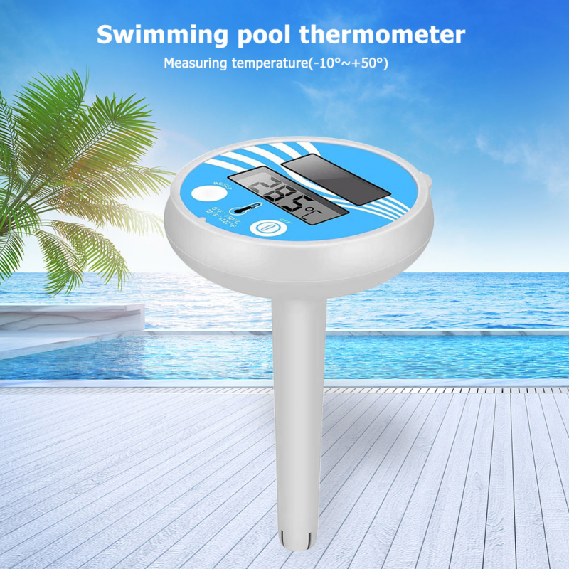Водонепроницаемый цифровой термометр с ЖК-дисплеем, беспроводной измеритель температуры для бассейна, маленького аквариума, спа