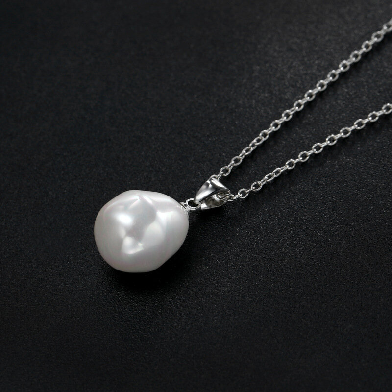 SODROV-collar de plata de ley 925 para mujer, joyería de perlas 925, colgante de perlas, collar 925