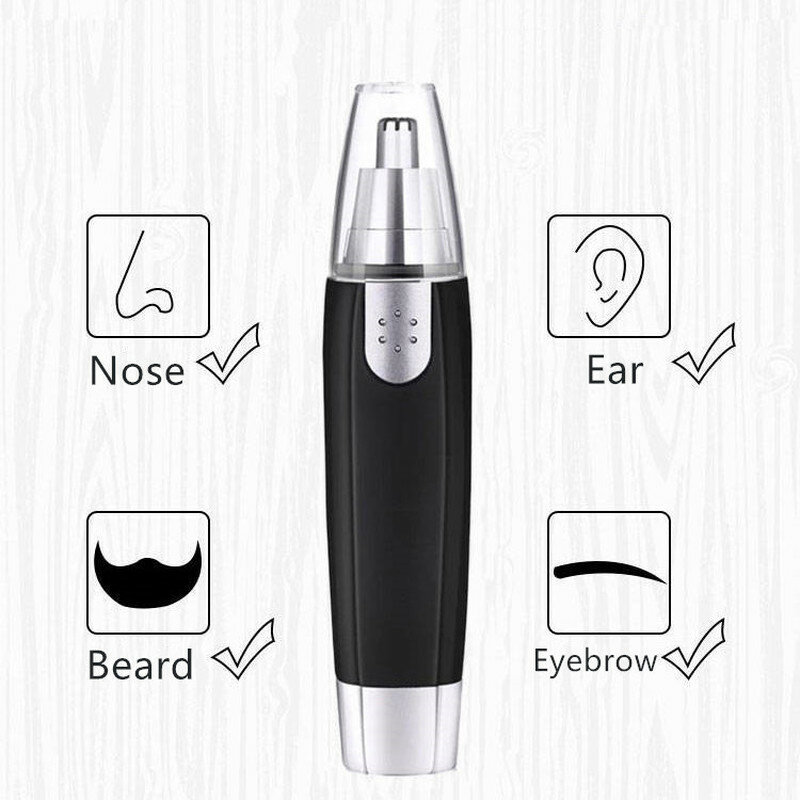 Recortador eléctrico de pelo de nariz para hombre y mujer, afeitadora de cortaúñas oído, cuello, afeitadora cortadora de cejas