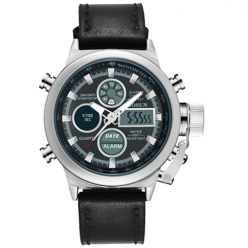 KMQI Top Luxury Watches Men Military Army Mens Watch Waterproof Sport Wristwatch Dual Display Watch Male Relogio Masculino