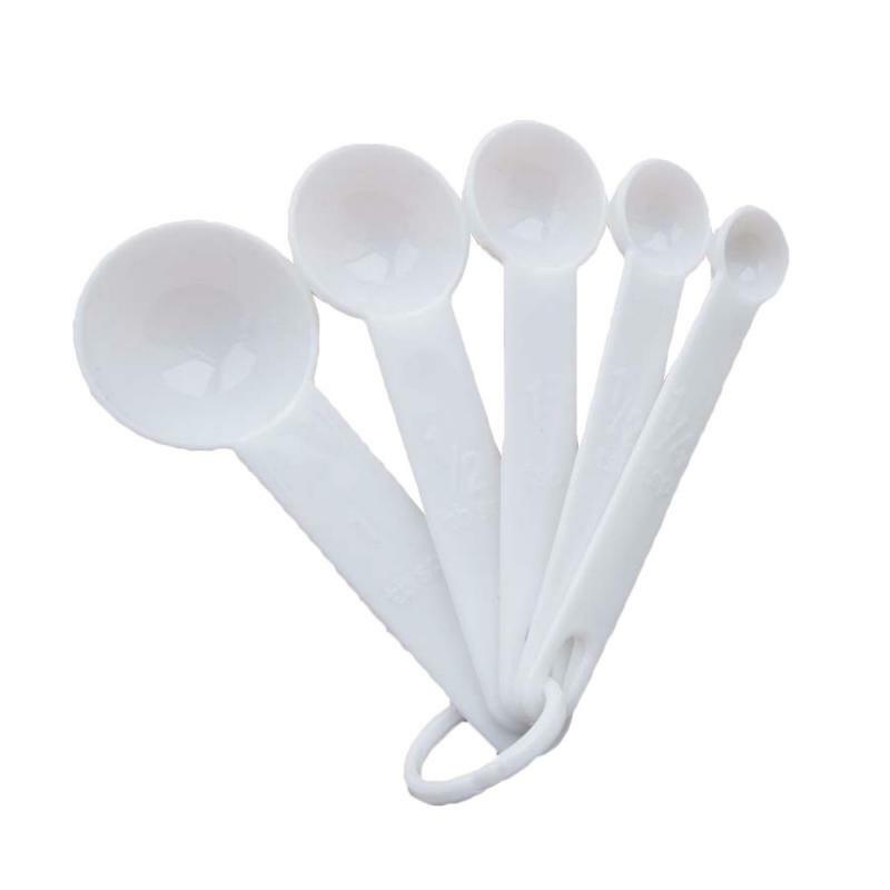 Creative 5 pcs/set Baking Cooking Kitchen Tools Measuring Spoon Silicone Measuring Ladle with Scale Kitchen Tools Dropshipping