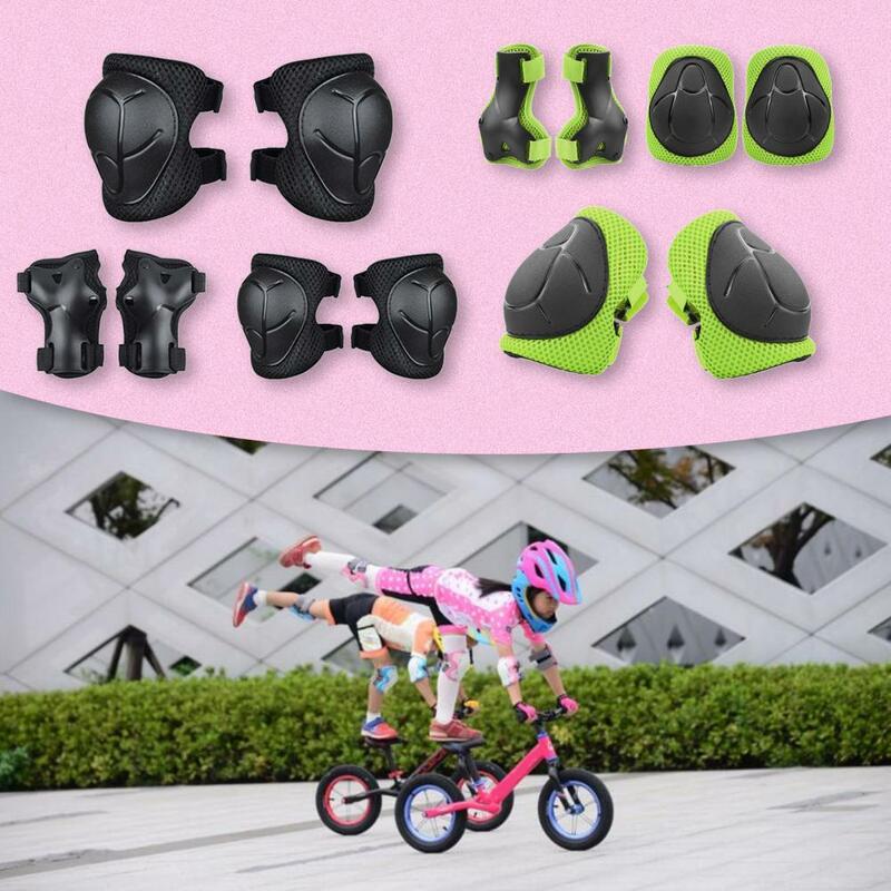 Durable PE High Hardness Rollerblading Elbow Pads Knee Pad Kit for Skatings Kids Protective Gear Toddler Knee Pads