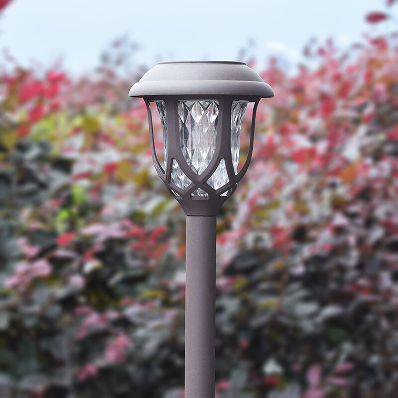 Lampada da giardino a LED solare lampada da prato solare impermeabile per esterni per giardino paesaggio percorso cortile passerella luci da giardino lampada da esterno