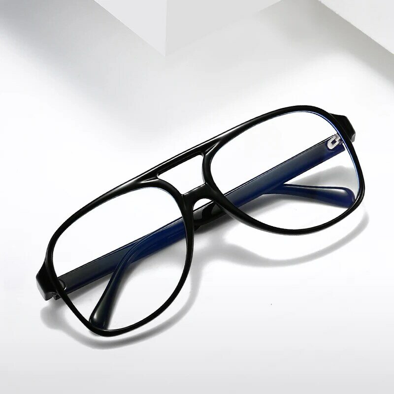 Gafas clásicas con bloqueo de luz azul para hombre y mujer, lentes antirayos cuadrados, Unisex, para juegos, decorativas, 2021
