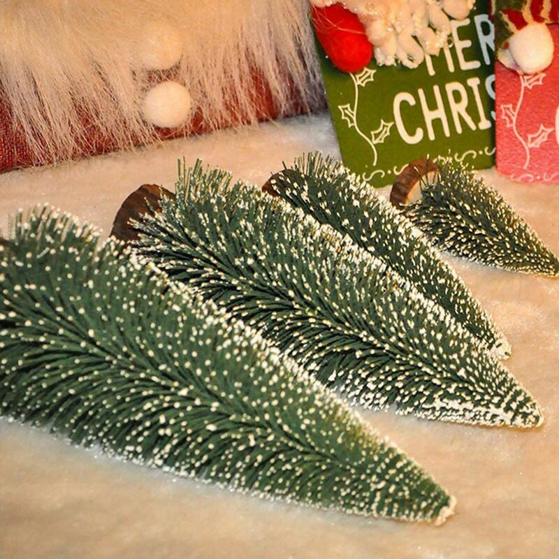 Mini árbol De Navidad De Año Nuevo, pequeño Pino, Adornos De escritorio, decoración De Navidad