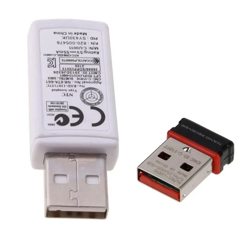 Nowy odbiornik Usb klucz sprzętowy bezprzewodowy odbiornik Adapter USB do myszy logitech mk270/mk260/mk220/mk345/mk240/m275/m210/m212/m150