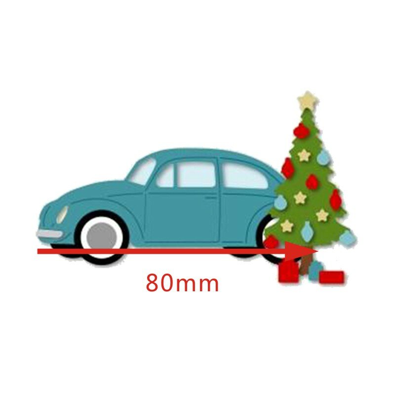 Красивая рождественская елка, роскошные металлические режущие матрицы для украшения автомобиля, альбом для скрапбукинга, бумага, сделай са...