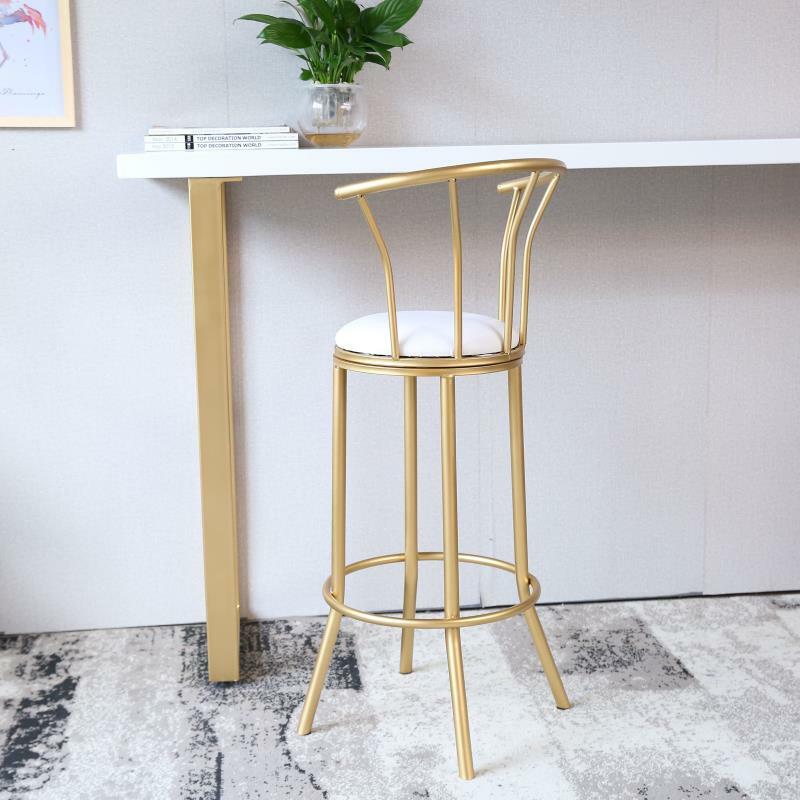 Nordic cadeira de ferro forjado banquetas de barra de metal criativo cadeiras de mesa de café cadeiras de mesa de escritório cadeira de mesa