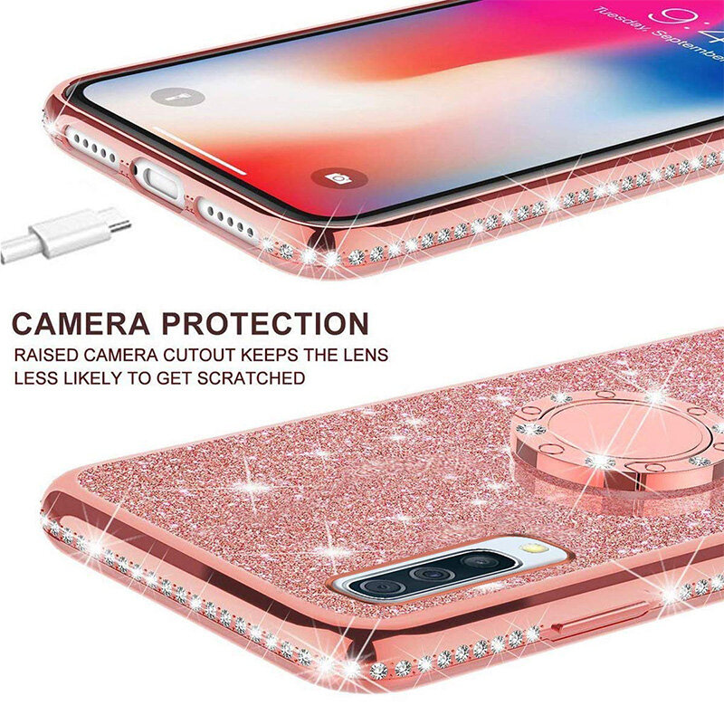 Custodia con diamanti Glitter per Xiaomi Mi Poco F3 X3 NFC F2 Pro X3NFC Redmi Note 9 9S 9Pro MAX 8T 8Pro 8A 9A 9C Mi10Lite 10 10Pro Cover