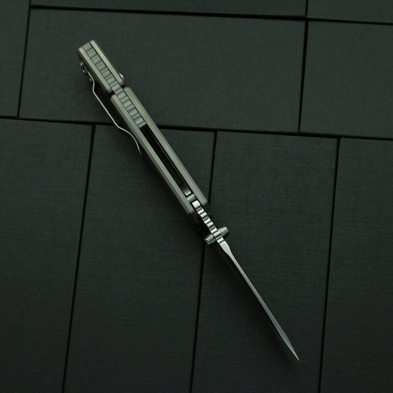 Новый стиль AD15 складной нож D2 лезвие титановая ручка Открытый охотничий лагерь Рыбалка Выживание карманный тактический кухонный подарок EDC...