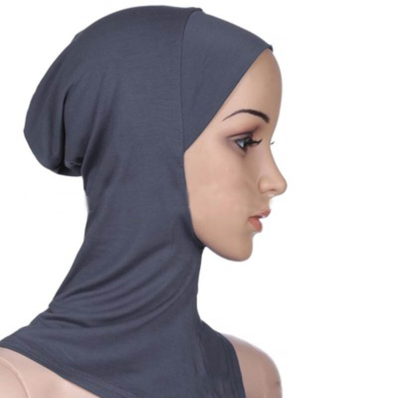 Touca isolada para cabeça hijab islâmica, capa para pescoço muçulmano nyz