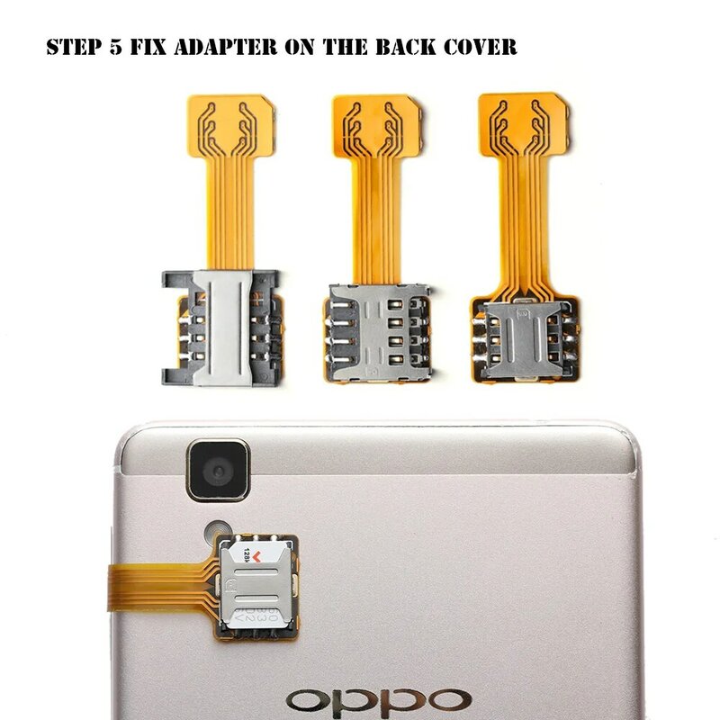 Wholesale Price!!Universal Practical TF Hybrid Sim Slot Dual SIM Extender Card Adapter Micro SD Extender Nano Cato Android Phone