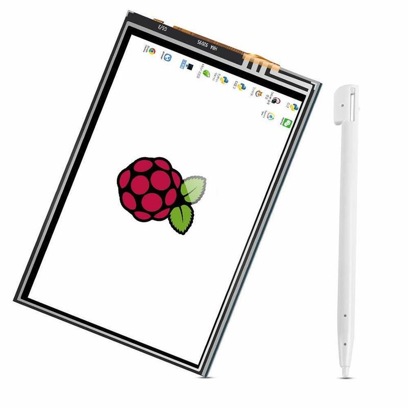 3.5นิ้ว TFT LCD หน้าจอสัมผัสสำหรับ Raspberry Pi 3 2รุ่น B Raspberry Pi 1รุ่น B 480X320พิกเซล RGB