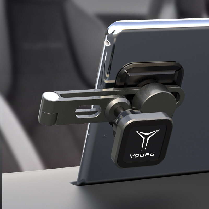 Tesla modelo 3 modelo y ímã dobrável titular do telefone móvel carro universal magnético celular montar suporte do telefone celular escondido