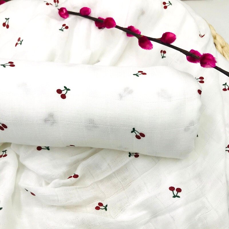 Муслиновое детское одеяло, 100% бамбуковое волокно, пеленальные мягкие одеяла для новорожденных, марля для ванны, накидка для младенцев, спальный мешок, накидка на коляску, игровой коврик