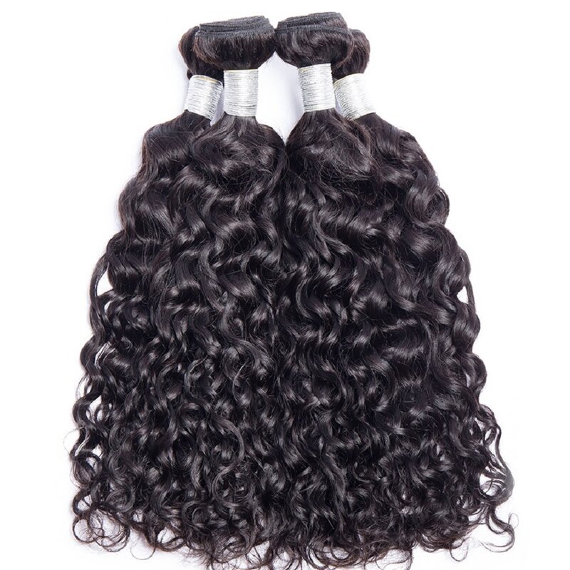 8-24 Inch Water Wave Human Hair Weave Bundels 1 3 4 Stuks Bundel Aanbiedingen Voor Zwarte Vrouwen Lange remy Braziliaanse Human Hair Extensions
