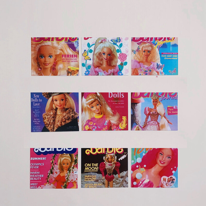 Leuke Retro Baby Queen Card Kleine Poster Postkaart Mooie Meisje Decoratie Muursticker Hand Account Tool Decoratie Sticker Gift