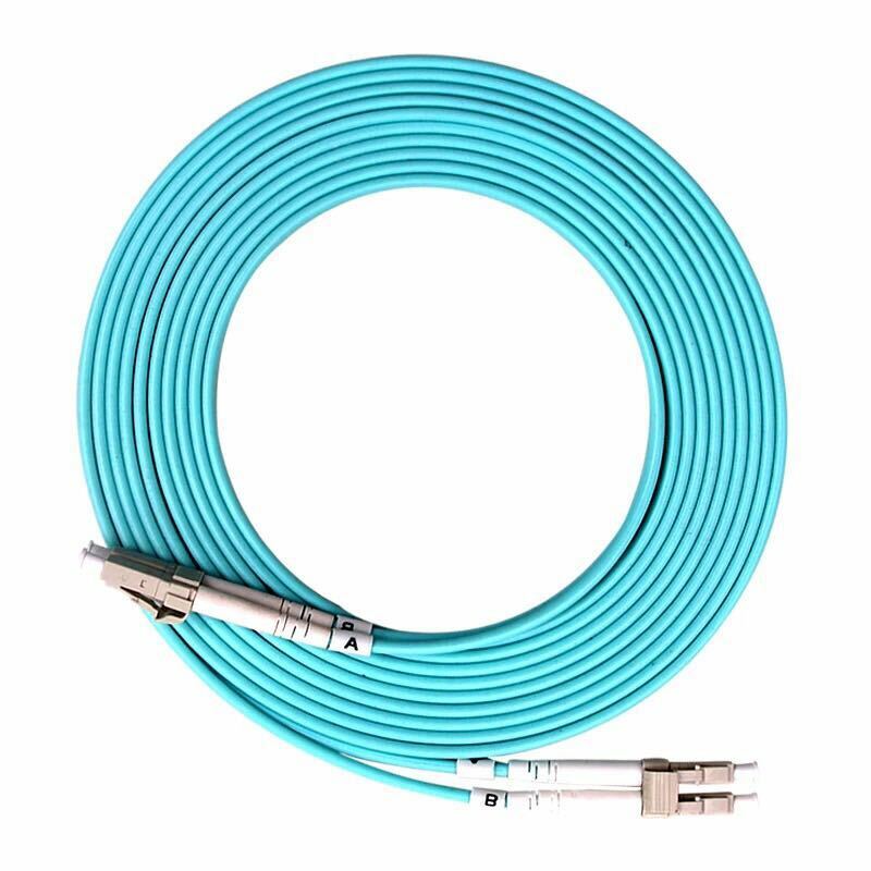 10 pçs/lote LC-LC multi-modo om3 cabo de fibra multimodo duplex fibra óptica jumper cabo de remendo