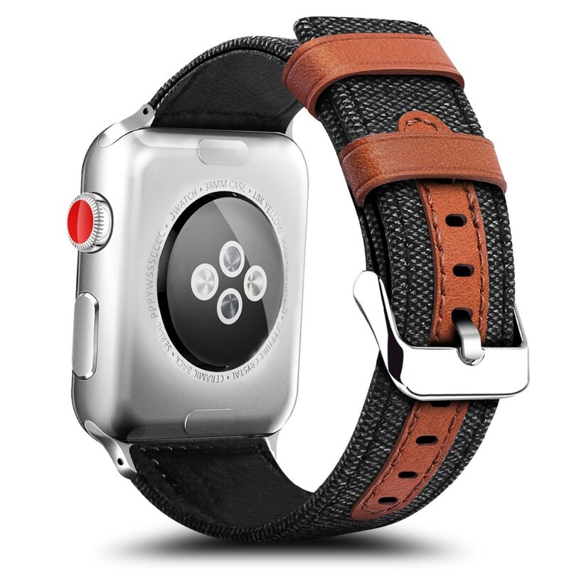 Pulsera de nailon para Apple watch, banda de 44mm y 40mm para iwatch series 5, 4, 3, 2, 42mm y 38mm, accesorios para Apple watch 5 y 4
