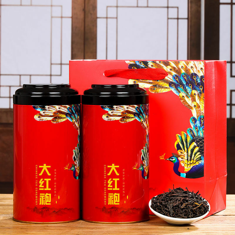 จีน Gaoshan อูหลงสีดำชา Dahongpao ใหม่ชาของขวัญกล่อง250g500g จัดส่งฟรี