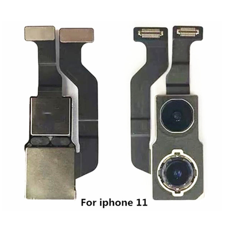 كاميرا أصلية 100% لآي فون 7 8 Plus كاميرا خلفية للعدسات الرئيسية كاميرا بكابل مرن لآي فون X XR XS MAX 11 PRO الكاميرا