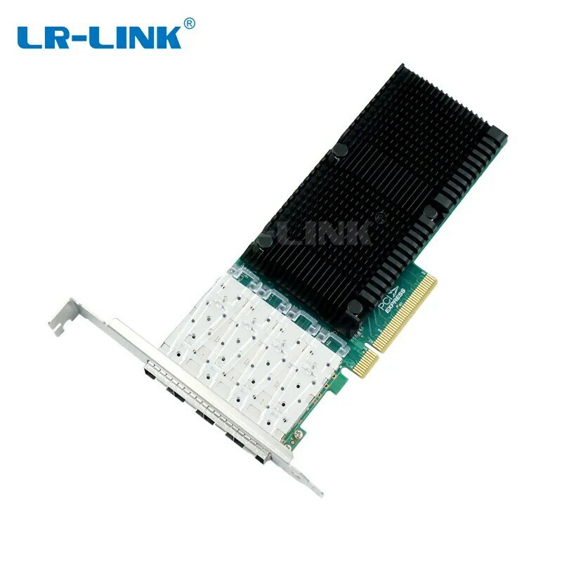 PCI-Express Marvell Qlogic 10Gb Ethernet SFP + 4 พอร์ตไฟเบอร์อะแดปเตอร์เครือข่ายการ์ดLan RDMA
