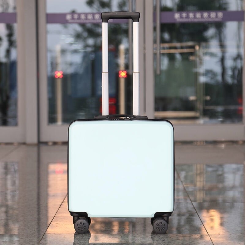 Valigia bagaglio femminile carina con rulli studente password scatola da 18 pollici valigia grande capacità