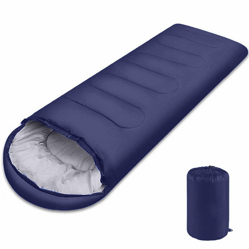 Всесезонный теплый спальный мешок-конверт для кемпинга на открытом воздухе, портативный ультралегкий водонепроницаемый спальный мешок дл...