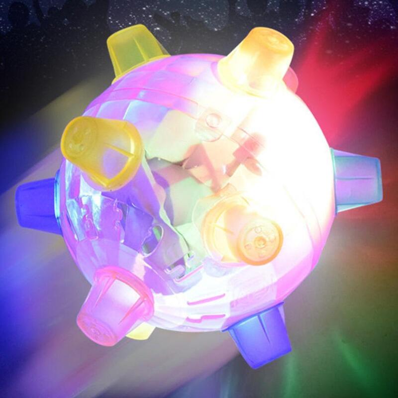 LED Light skacząca piłeczka dla dzieci szalona muzyka piłka nożna zabawka dla dzieci Dropshipping Funny Kid tańcząca zabawka piłka wibrująca odbijanie