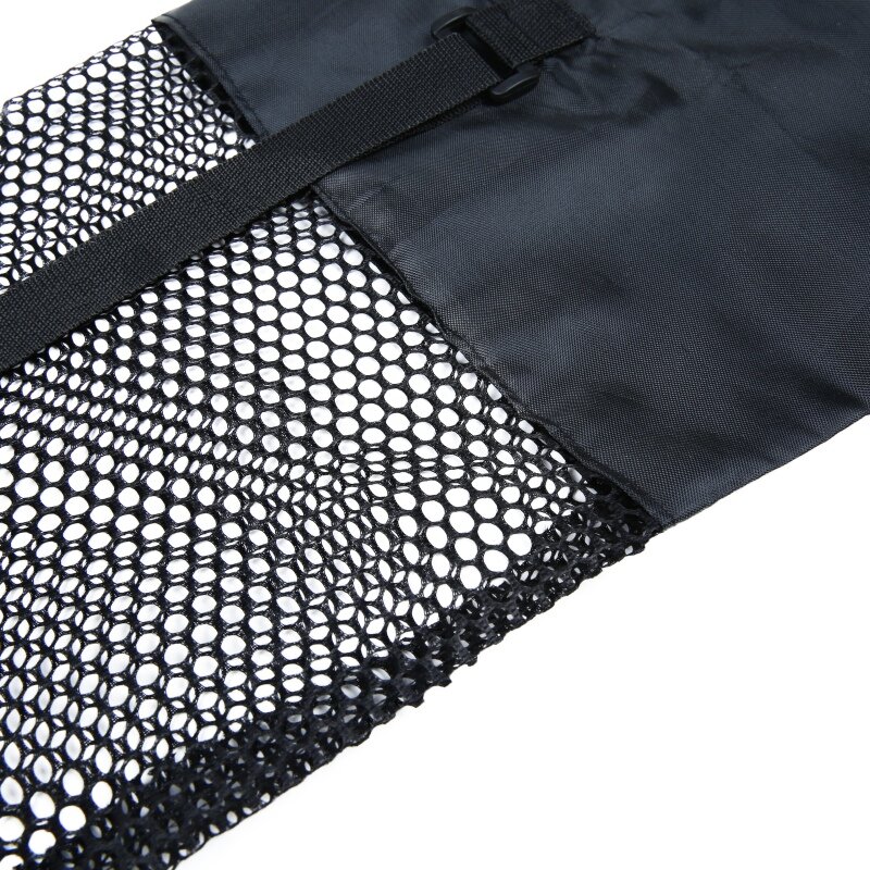 プロのヨガマット収納メッシュバッグ巾着バッグオックスフォード布調節可能なストラップキャリア通気性組織ツール