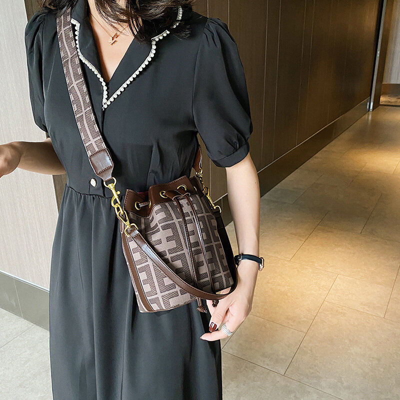 Luxo designer bolsas e bolsas para as mulheres marcas 2021 novo balde saco carta impressão satchel feminino bolsa de ombro senhoras