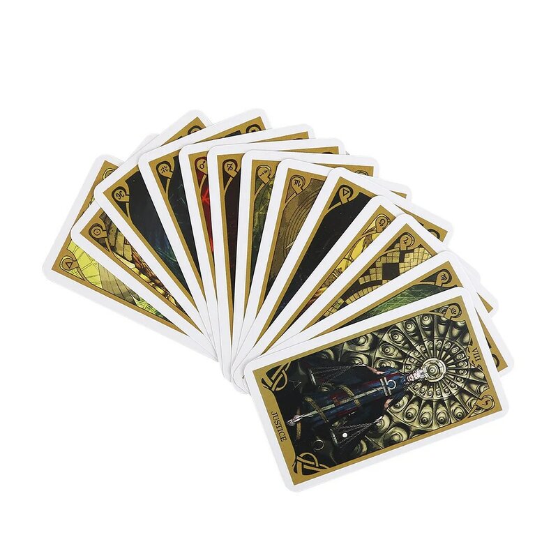 Baraja de Tarot para fiesta, juego de mesa en inglés, cartas de Tarot, 78 piezas