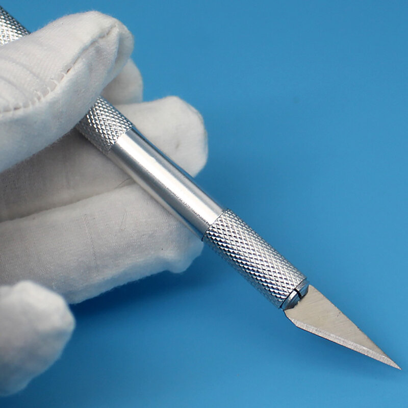 #11 50/100Pcs ใบมีดสแตนเลสสตีลแกะสลักใบมีดใบมีดโลหะไม้แกะสลักมีดเปลี่ยนใบมีดผ่าตัดหัตถกรรม