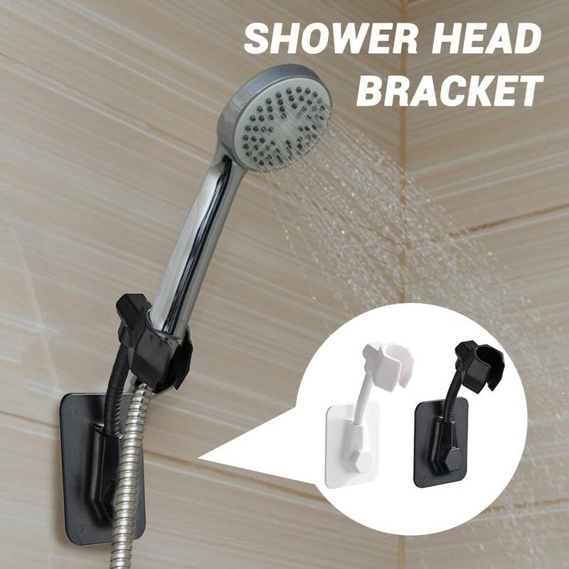1 pz supporto per doccia durevole ventosa staffa per doccia supporto per doccia regolabile supporto per soffione di fissaggio per accessori da bagno