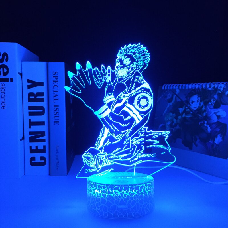 Аниме лампа juютсу Kaisen, светодиодный ночник Ryomen светильник, ночник для подарка на день рождения, ночсветильник для комнаты, настольная лампа,...