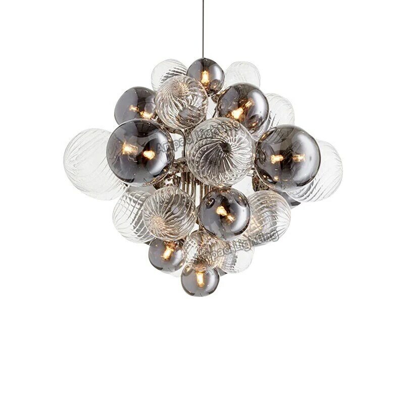 Artpad lampa w stylu nordyckim wisiorek światła do jadalni G9 szklany wisiorek dekoracja świetlna lampy oświetlenie do sypialni żyrandole do salonu