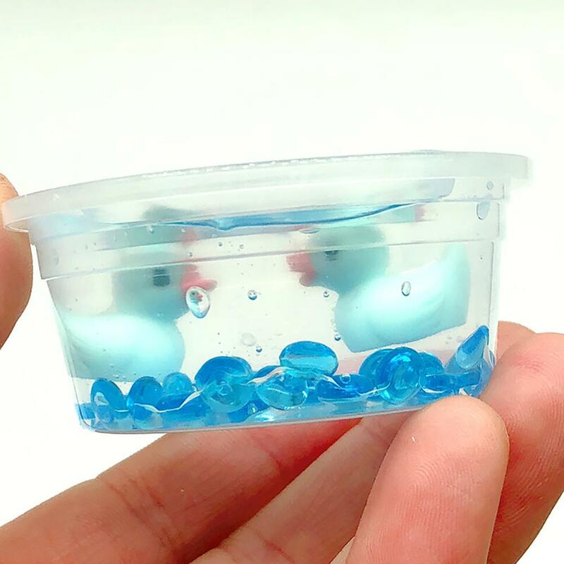 DIY kaczka Fluffy Foam Crystal Slime Putty pachnące gliny stres łagodzi zabawki dla dzieci