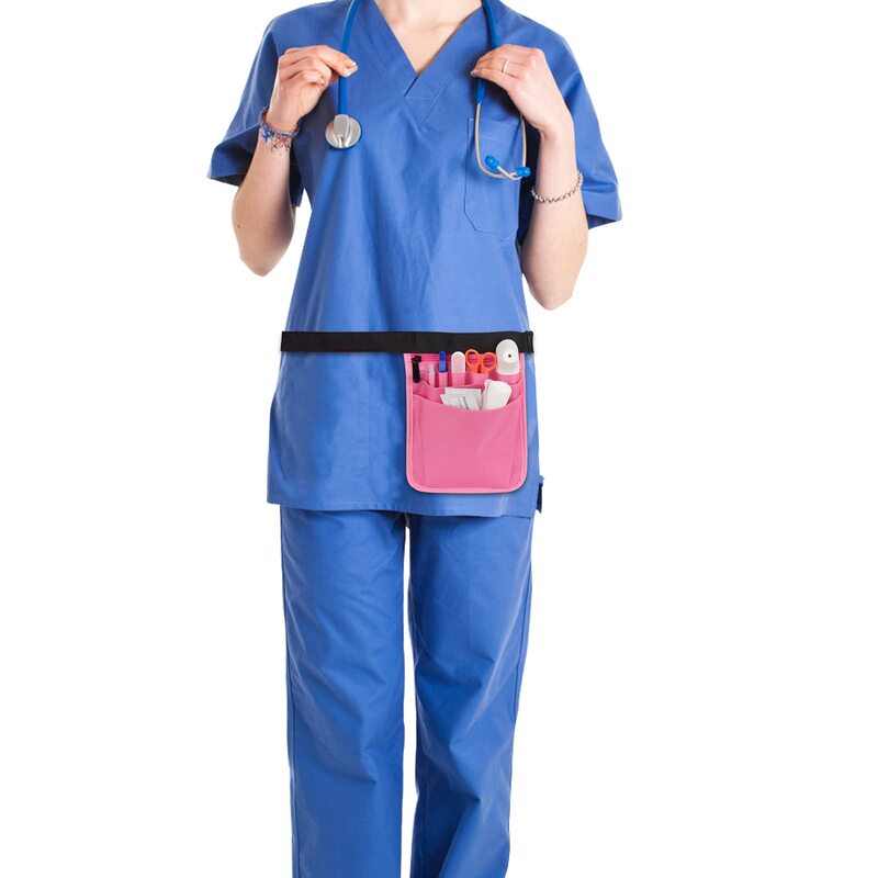 Nurse Fanny Pack,Nurse Pouch for Women Men Nurses Utility Pocket Organizer Waist Bag Nurse Scissors Care Kit Tool